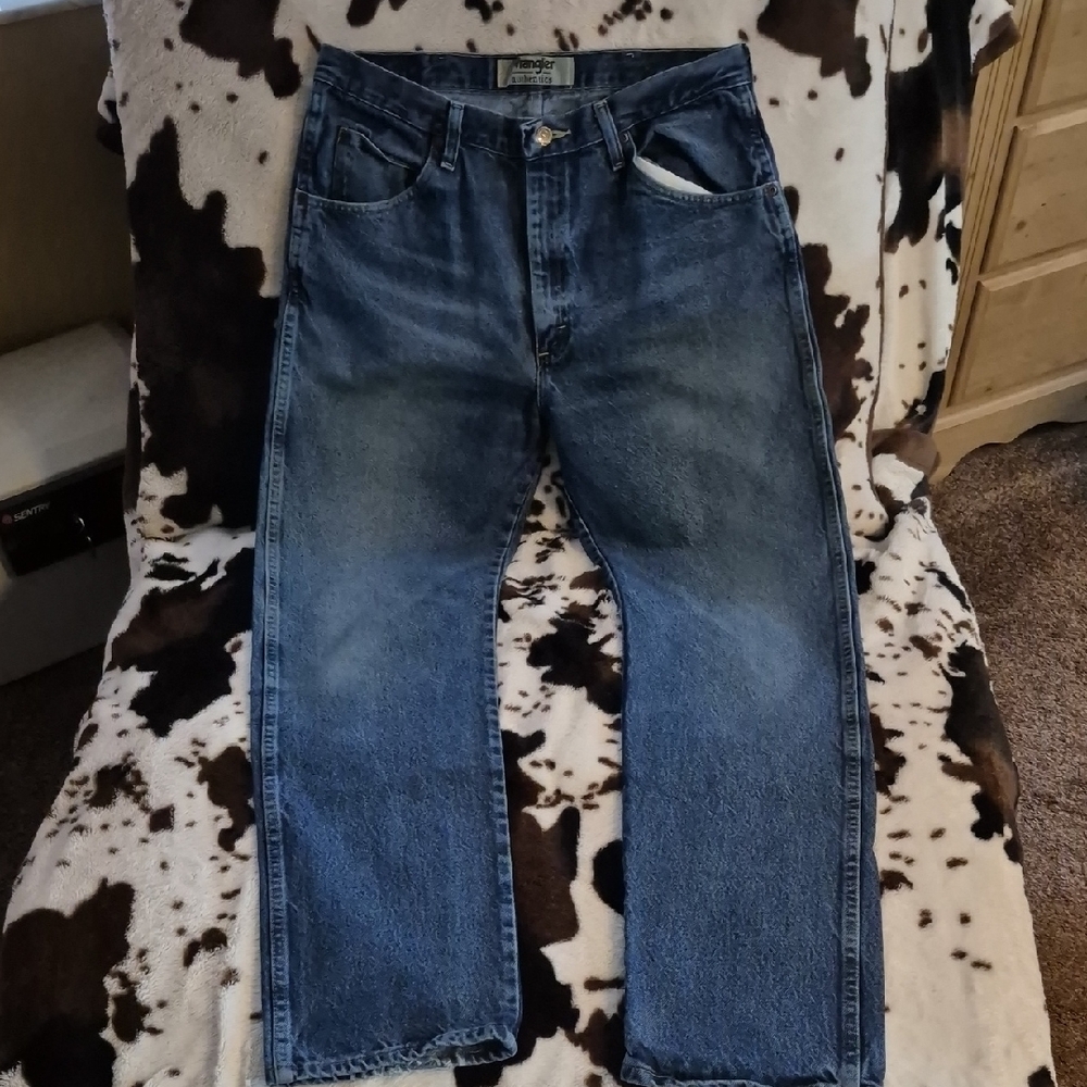 Wrangler Men's Classic Denim Straight Jeans